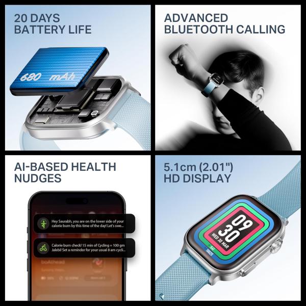 boAt New Launch Storm Infinity Max, 20 Days Maximum Battery