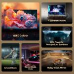 Hisense 108 cm (43 inches) E75Q Series 4K Ultra HD Smart 48W Speakers QLED TV 43E75Q (Black)