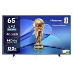 Hisense 164 cm (65 inches) E7Q Series 4K Ultra HD Smart QLED TV 65E7Q (Black)