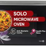 LG 20 L Solo Microwave Oven (MS2043BP Black Health plus Menu I-Wave Technology Indian Cuisine Even Reheat & Defrost Auto Cook Menu Anti-Bacterial Cavity & Steam Clean)