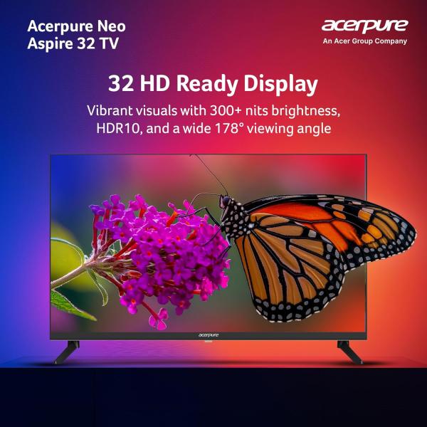 Acerpure 80 cm (32 inches) Aspire Neo Series HD Ready Smart TV AP32HG41BASN5