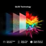 Foxsky 109 cm (43 inch) Frameless Series 4K UHD QLED Smart TV (WebOS) 43FS 4K (Black)