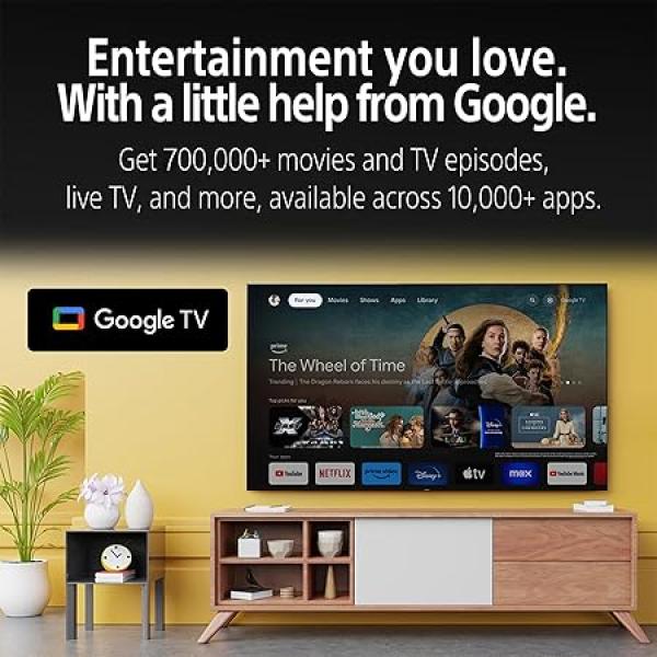Sony BRAVIA 3 Series 164 cm (65 inches) 4K Ultra HD AI Smart LED Google TV K-65S30 (Black)