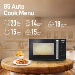 Panasonic 25L Solo Microwave Oven (NN-ST310QBFG, Black, 85 Auto Cook Menus)