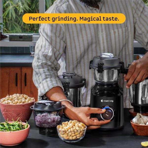 Atomberg Zenova Mixer Grinder | Unique Coarse Mode for Silbatta-like Texture
