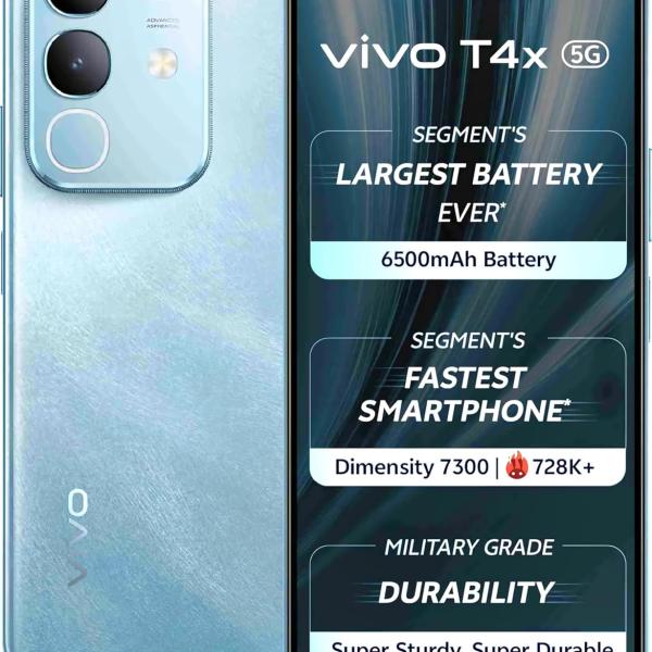 VIVO T4x 5G (Marine Blue, 8GB RAM + 128GB Storage)