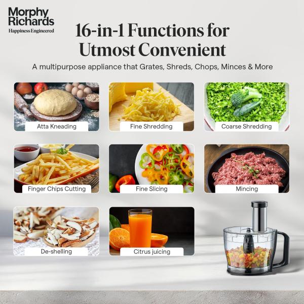 Morphy Richards Icon Superb Food Processor 1000W |