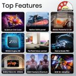 TOSHIBA 254 cm (100 inches) Z570RP Series 4K Ultra HD Smart QLED TV 100Z570RP