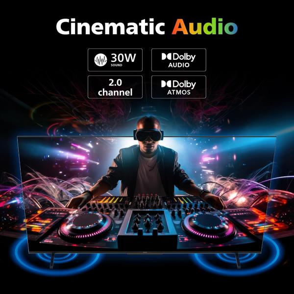 Philips 109 cm (43 inches) 8100 Series 4K Ultra HD Smart QLED Google TV 43PQT8100/94