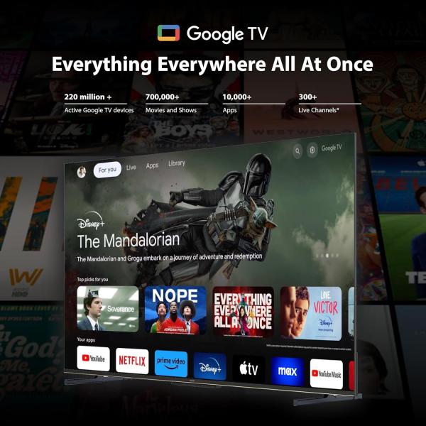 Philips 127 cm (50 inches) 8100 Series 4K Ultra HD Smart QLED Google TV 50PQT8100/94