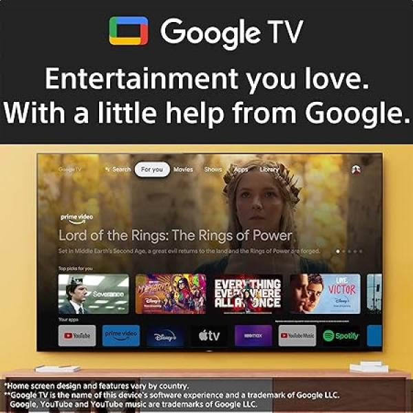 Sony Bravia 108 cm (43 inches) 4K Ultra HD Smart LED Google TV KD-43X64L (Black)