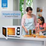 Voltas Beko, A Tata Product 20L, 700W smart solo Microwave oven (MS20MPW10, White | with Anti bacterial Inner Cavity and Large Turntable)