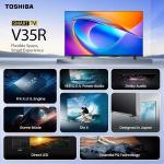 TOSHIBA 100 cm (40 inches) V Series HD Ready Smart LED TV 40V35RP (Black)