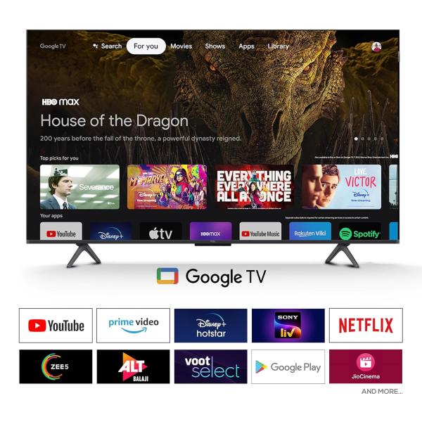 TCL 248 cm (98 inches) 4K Ultra HD Smart QLED Google TV 98P8K
