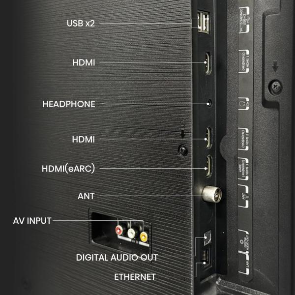 TOSHIBA 126 cm (50 inches) C350NP Series 4K Ultra HD Smart LED Google TV 50C350NP (Black)