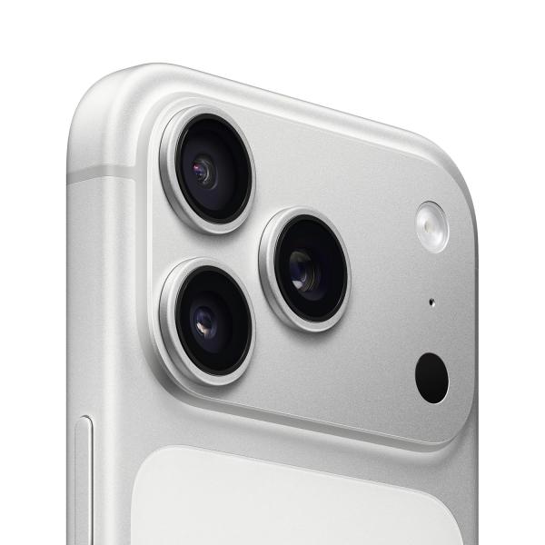 iPhone 17 Pro 256 GB: 15.93 cm (6.3″) Display with Promotion up to 120Hz, A19 Pro Chip, Breakthrough Battery Life, Pro Fusion Camera System with Center Stage Front Camera; Silver