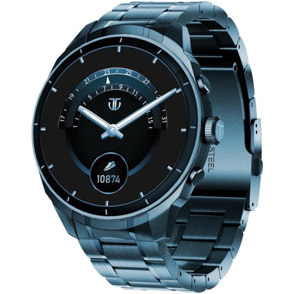 Titan Heritage 1.43" AMOLED Stainless Steel Bracelet Smart Watch for Men