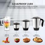 Cadlec JarGenie 4 Jar 750 Watt Mixer Grinder | High-Power Juicer, Blender & Mixer