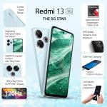 Redmi 13 5G, Hawaiian Blue, 8GB+128GB | India Debut SD 4 Gen 2 AE | 108MP Pro Grade Camera | 6.79in Largest Display in Segmen