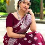  Latest Designer Banarasi Silk Sraee
