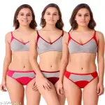 Multicolor Cotton Lingerie Set
