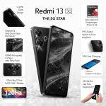 Redmi 13 5G, Black Diamond, 6GB+128GB | India Debut SD 4 Gen 2 AE | 108MP Pro Grade Camera | 6.79in Largest Display in Segment