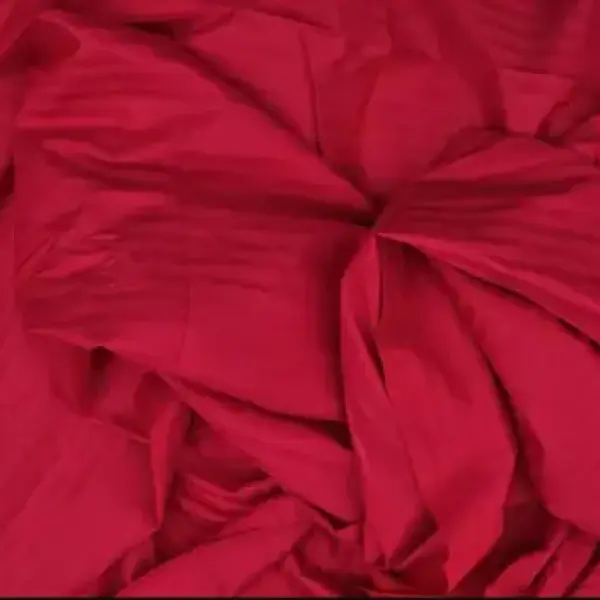 Double bed with two pillow covers
