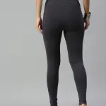 Premium Ankle Length Leggings Cotton Dark Grey