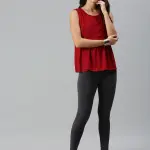 Premium Ankle Length Leggings Cotton Dark Grey