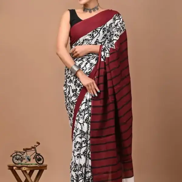 Women's PURE COTTON Saree