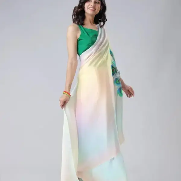 Digital print saree for women