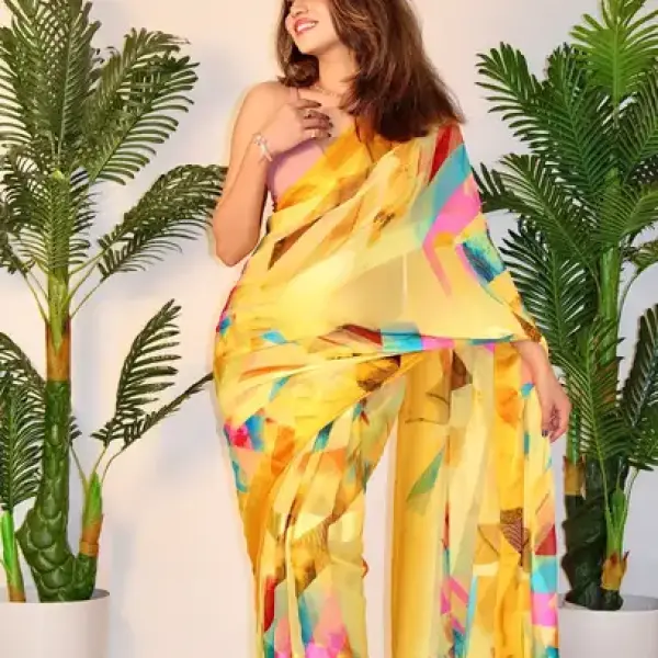 Satin Saree