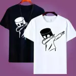 Graphic Print Men Black, White T-Shirt