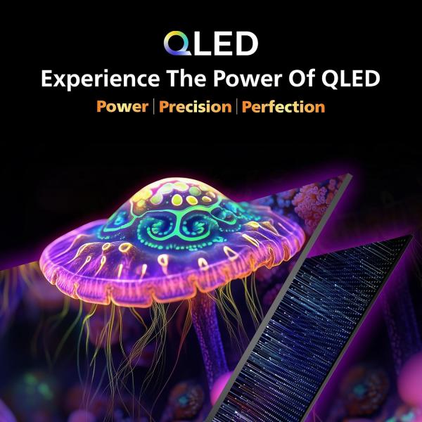 Philips 109 cm (43 inches) 8100 Series 4K Ultra HD Smart QLED Google TV 43PQT8100/94