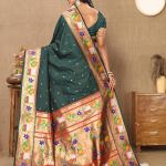 Women's  Paithani Silk Saree