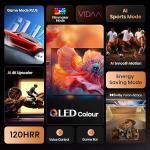 Hisense 126 cm (50 inches) E7Q Series 4K Ultra HD Smart QLED TV 50E7Q (Black)