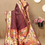 Women's  Paithani Silk Saree