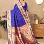Women's  Paithani Silk Saree