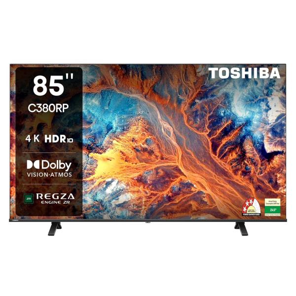 TOSHIBA 215 cm (85 inches) C380RP Series 4K Ultra HD Smart LED TV 85C380RP