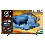 TOSHIBA 126 cm (50 inches) C350NP Series 4K Ultra HD Smart LED Google TV 50C350NP (Black)