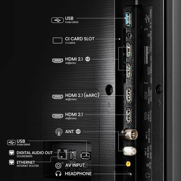 Hisense 254 cm (100 inches) Q7N Series 4K Ultra HD Smart QLED TV 100Q7N (Dark Grey)