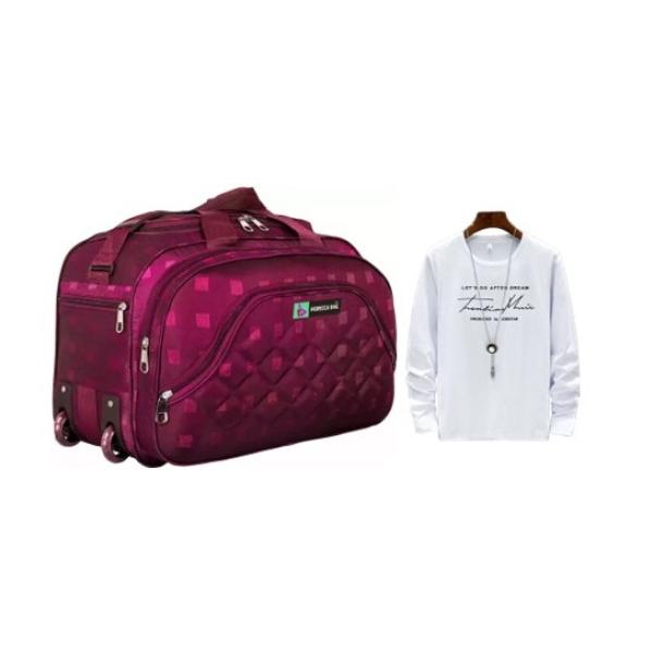 Buy Duffle Bag and Get 1 t Shirt Free