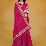  JAY AMBEY FABRICS NEW PARTY WEAR DESIGNER SAREE