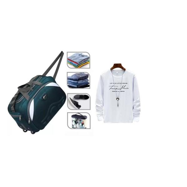 Buy Duffle Bag and Get 1 t Shirt Free