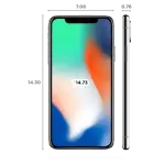 Refurbished Apple iPhone X (256GB, Silver)