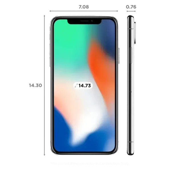 Refurbished Apple iPhone X (256GB, Silver)