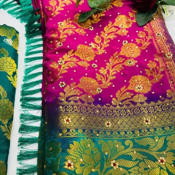 Women's Banarasi Balaton Silk Saree