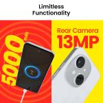 Tecno POP 9 (Glittery White, 3GB+64GB) |India's 1st Mediatek G50 | IP54 Rated | IR Remote | Dual Speaker with DTS | 36 Month Lag Free Fluency | 15W Fast..