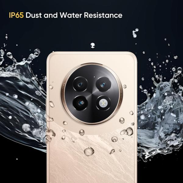 realme 13+ 5G (Victory Gold, 8GB RAM, 128GB Storage) 6.67" AMOLED Display | 80W Ultra Charging DAK | Dimensity 7300E Processor