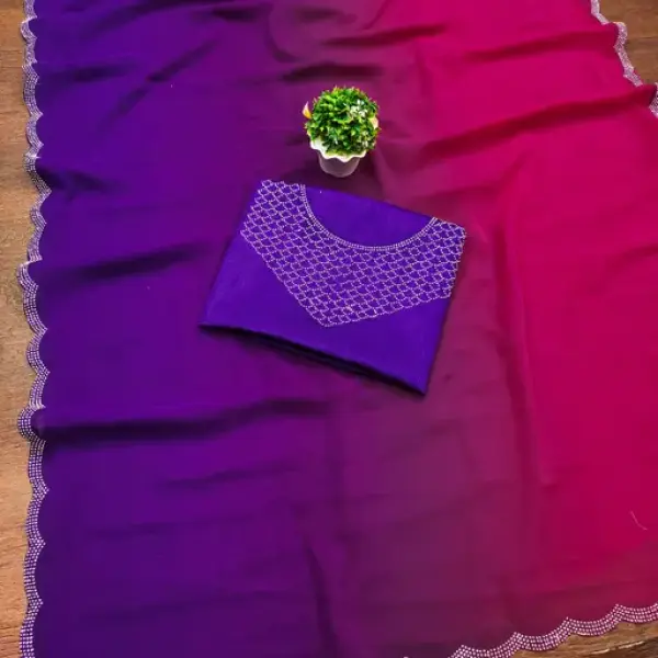   Georgette saree